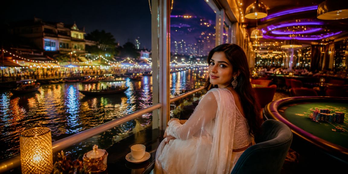 বরিশালের রাতের বাজারে বিনোদন ও ক্যাসিনো পরিবেশ উপভোগ করছেন একজন হাই রোলার খেলোয়াড়