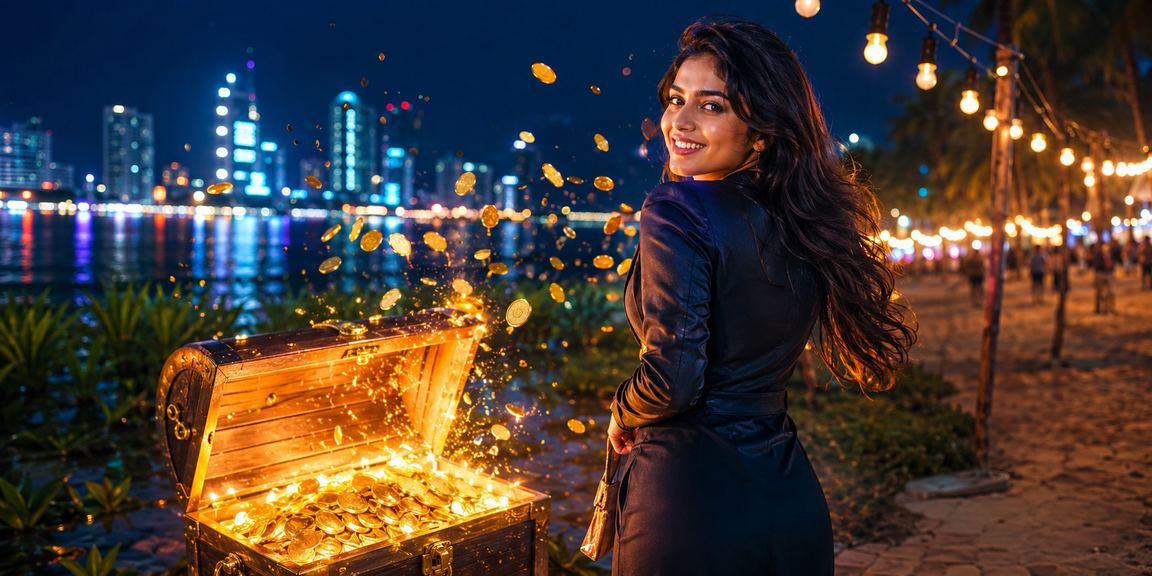 চট্টগ্রামের সমুদ্র সৈকতে বেটিং উপভোগরত একজন ব্যবহারকারী