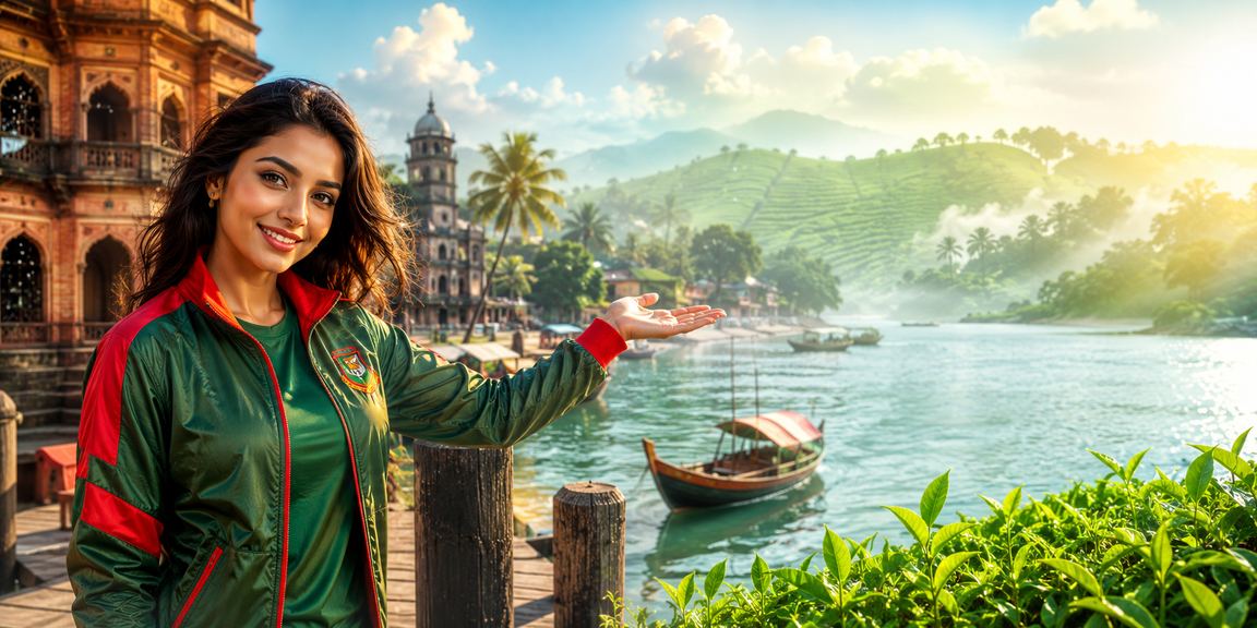সোনারগাঁওয়ের চা বাগানে বসে ক্রিকেট বেটিং অড্‌স দেখছেন একজন তরুণ